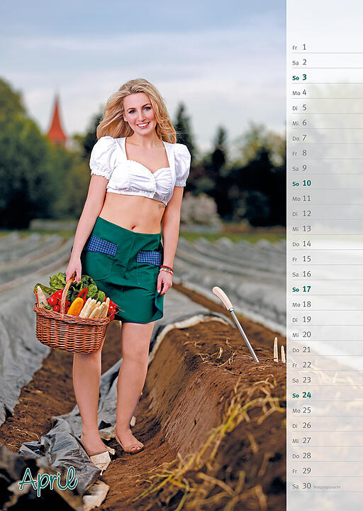 Knoblauchsland 2016 – Sexy Kalender für guten Zweck