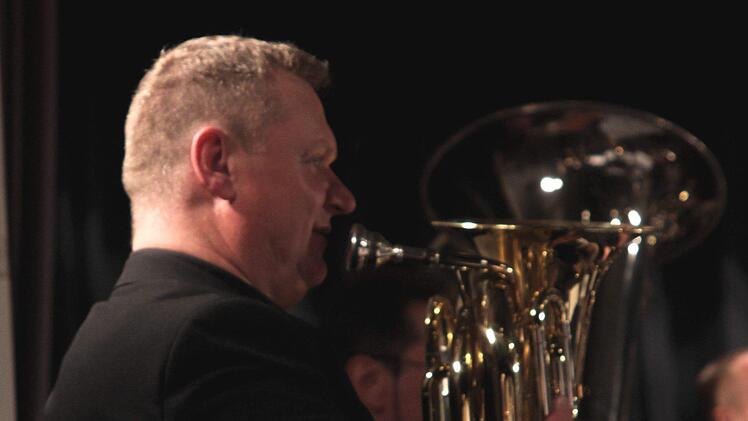 Dirigent Stefan Krines als Tubist