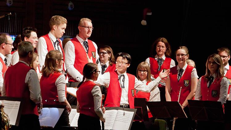 Impressionen vom Konzert des Jugendorchesters und des Musikvereins Rödental in der Franz-Goebel-Halle.Foto: Jochen Berger