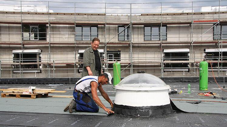 Eindrücke von der Baustelle Haus Waldenfels. Foto: Ralf Ruppert