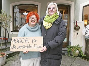 Manuela Katzenberger und Dagmar Ziegler (Vorstand Tafel Bad Kissingen e .V.)
