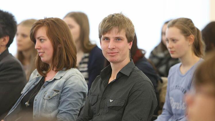 Lukas Schreiber gewann das Planspiel Börse unter den Studierenden.Foto: Barbara Herbst