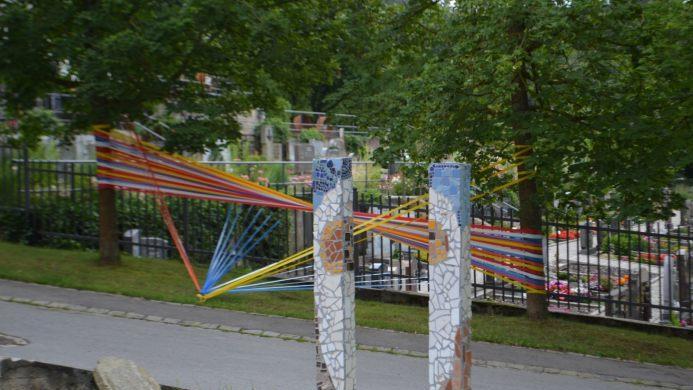 Während der Kunstwoche in Ramsthal sind an 25 Stationen die Werke der 33 Künstler zu sehen. Foto: Andreas Lomb