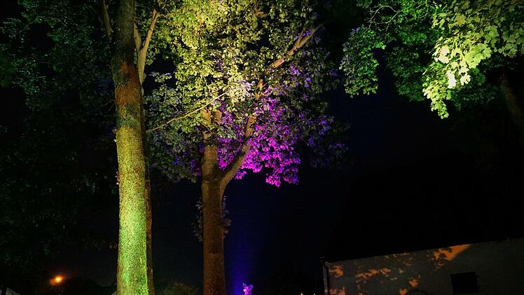 Beleuchtungen, die Lorenz Hummel schuf. Foto: Johanna Blum