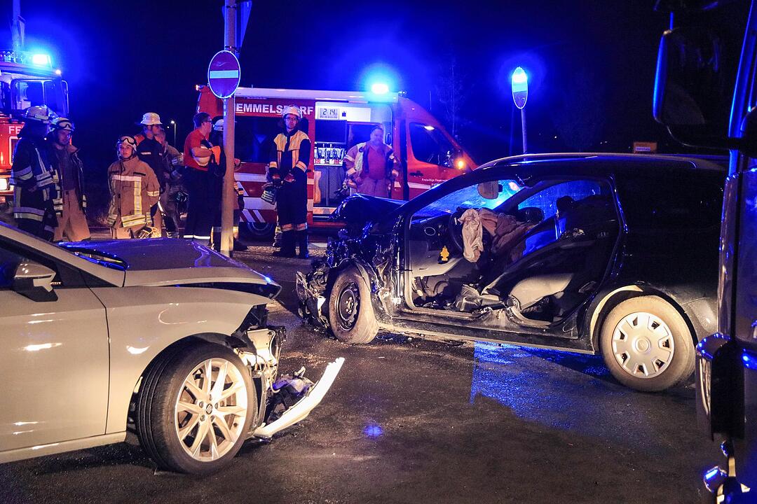 Schwerer Unfall zwischen Bamberg und Memmelsdorf