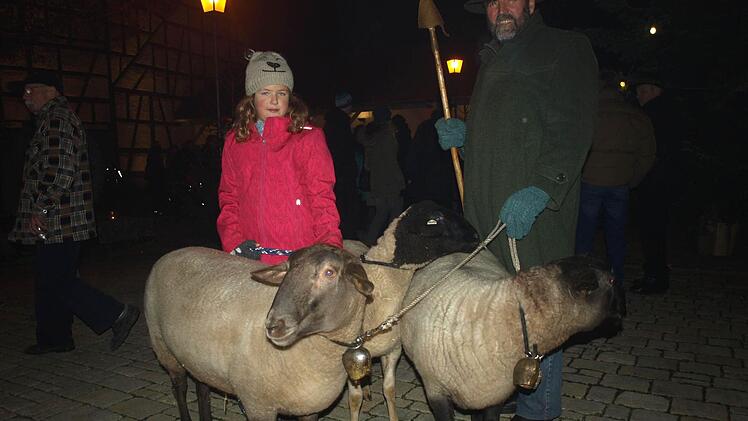 Martin Steuerwald war als Schäfer mit seinen Schafen zu Gast.