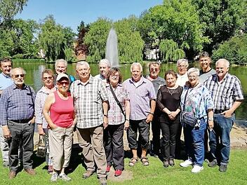 Die Wanderer der Herzsportgruppe Foto: Peter Müller