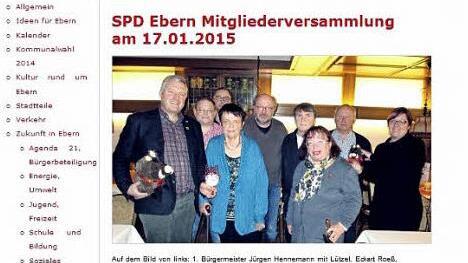 Stärker Internet-affin: der Eberner SPD-Ortsverein.