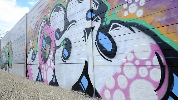 Baustellen sind bei Sprayern besonders beliebt,weil keine Gefahr durch rollende Züge droht. Foto: Nikolas Pelke