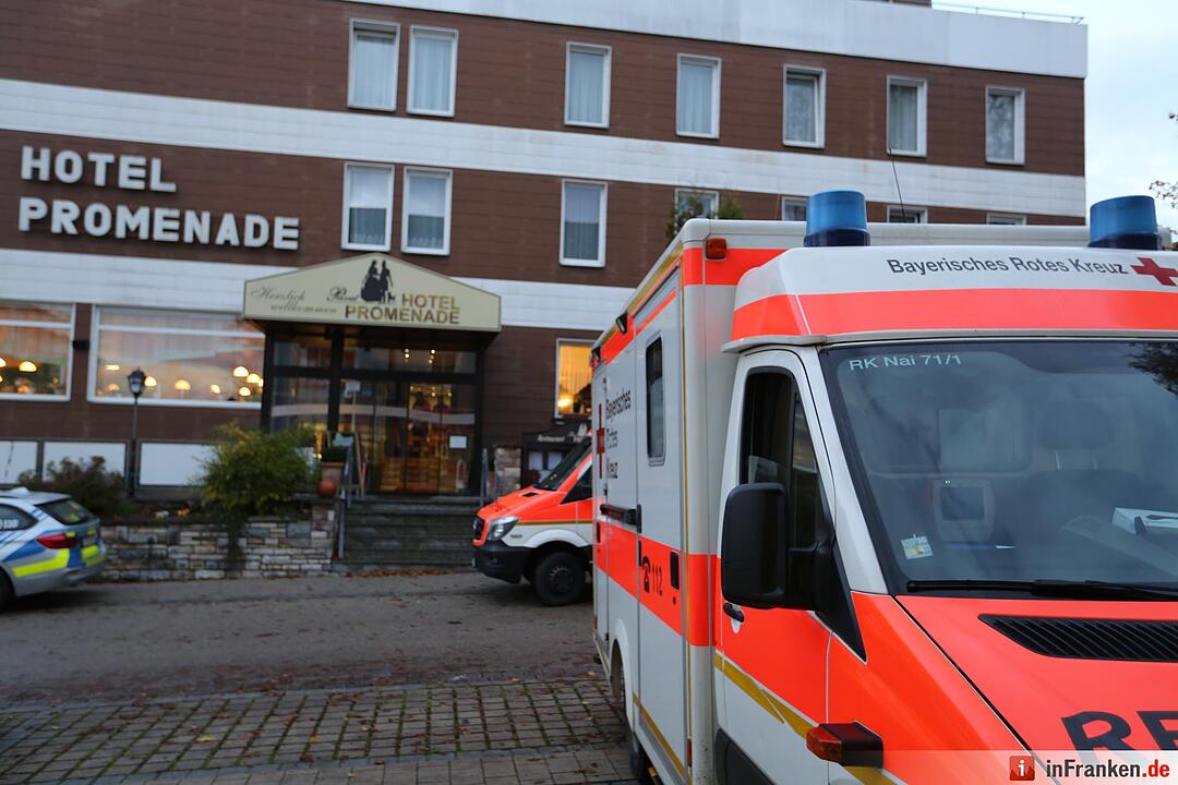BRK-Einsatz in Hotel in Bad Steben
