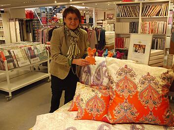 Marion Amtmann in ihrem Forchheimer Laden Fotos: Lindner