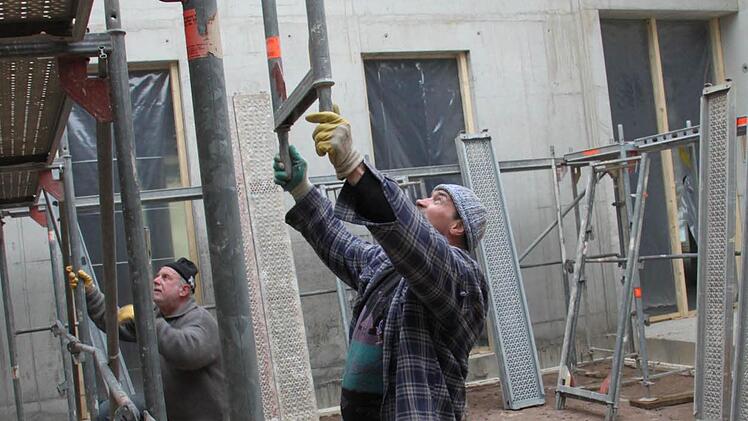 Und so sah es während der Bauphase aus.