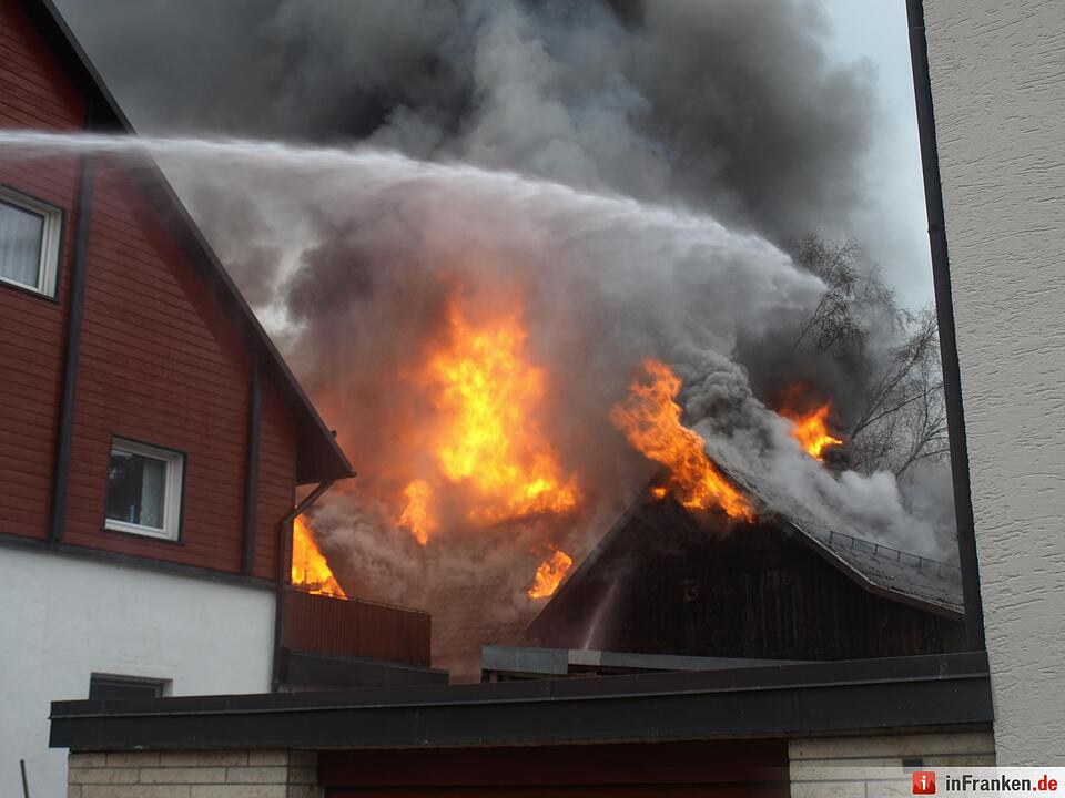 Brand in Steinwiesen