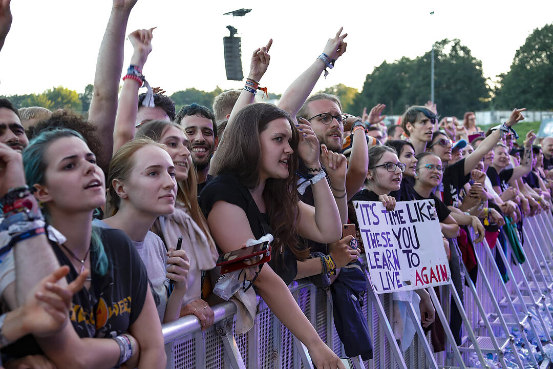 Die Foo Fighters bei Rock im Park 2018.