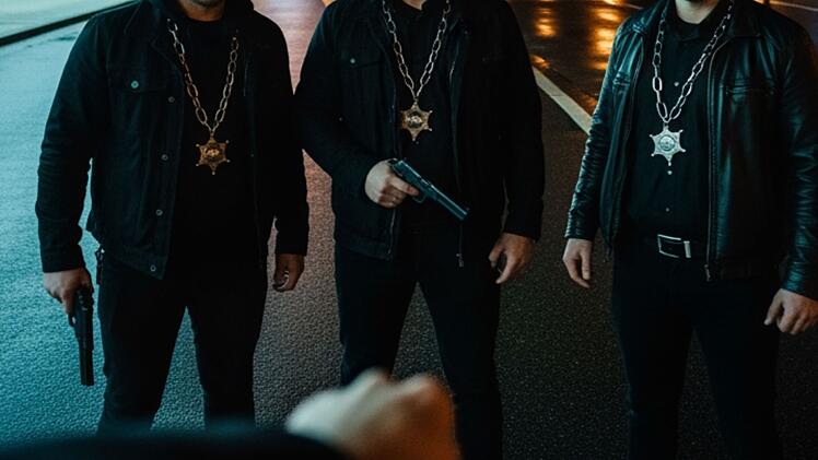 A3 bei Berg: Raub&uuml;berfall mit Sheriff-Stern