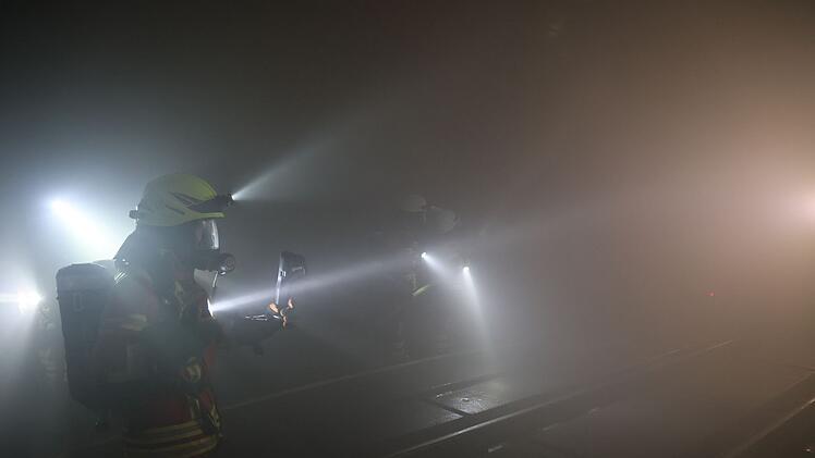 Gro&szlig;&uuml;bung im Falkenbergtunnel