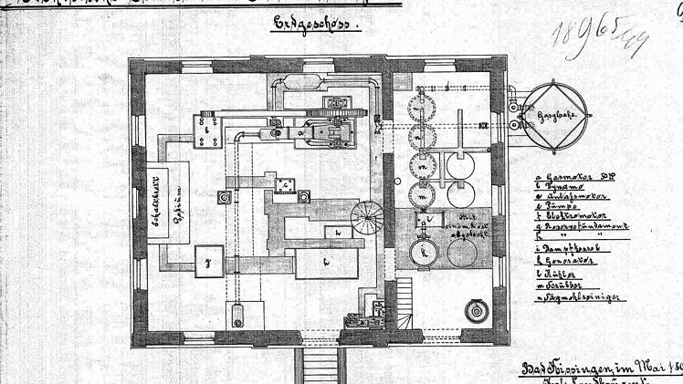 Historische Pläne. Quelle: Staatliches Bauamt