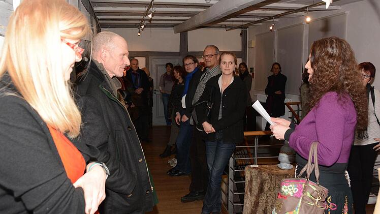 Kunstausstellung zum Thema "Opulent" des Kulmbacher Kunstvereins. Foto: Dagmar Besand