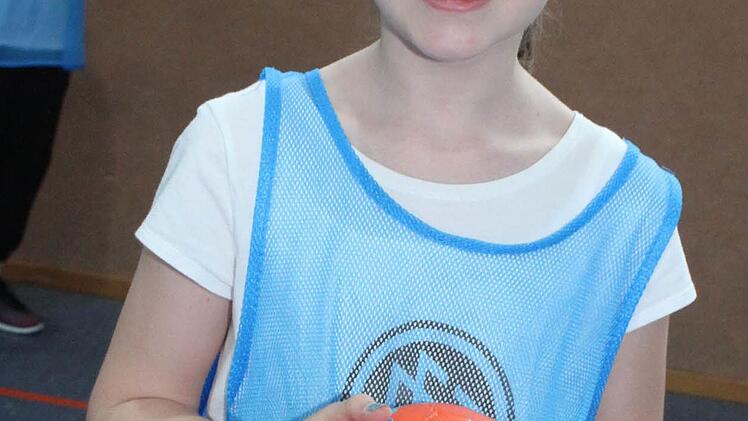 Laura Piskol (10) aus Mainleus fand das Turnier gut. Foto: Sonny Adam