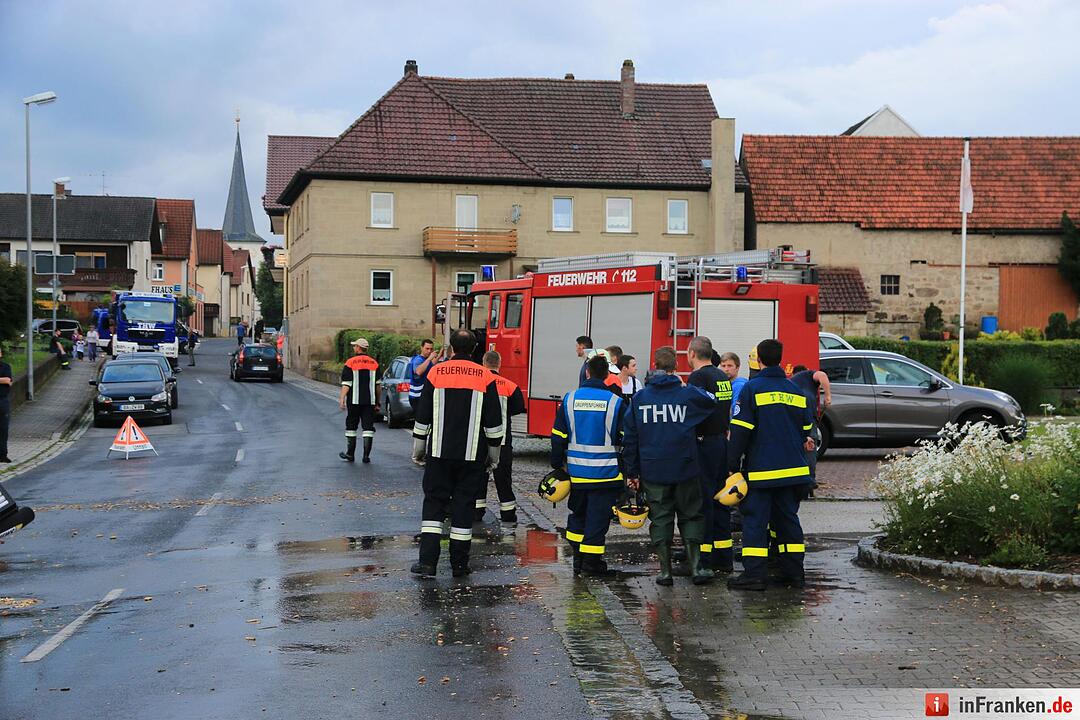 Hochwasser in Rauhenebrach
