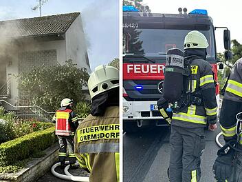 Gremsdorf: Kellerbrand in Einfamilienhaus sorgt für Großeinsatz - "Starke Rauchentwicklung"