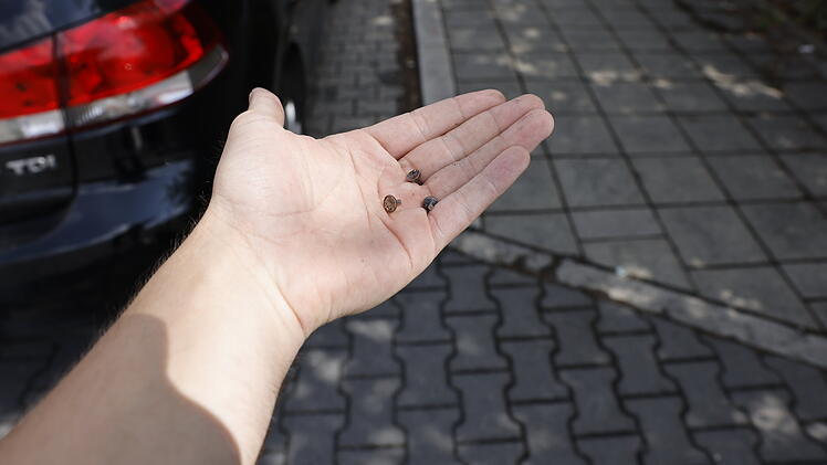 Lastwagen verliert tausende Nieten - zahlreiche gesch&auml;digte Autofahrer