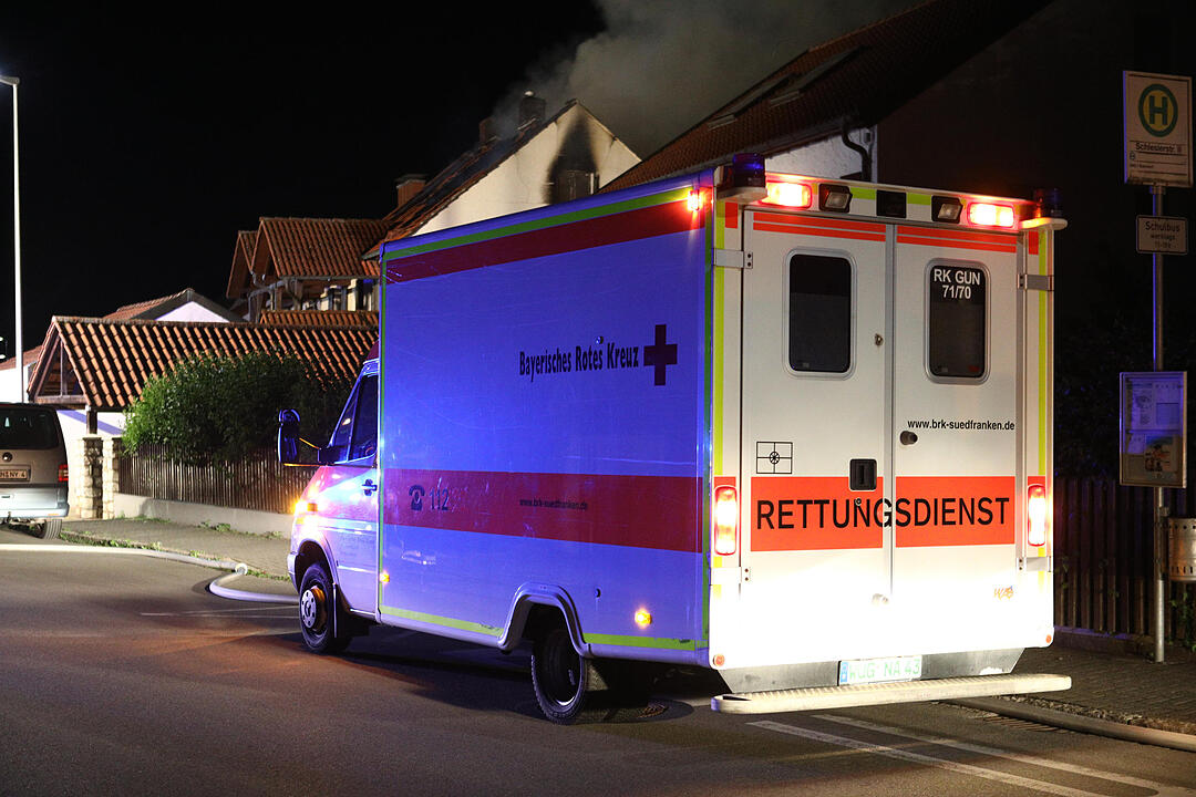 Gunzenhausen: Hoher Schaden bei Dachstuhlbrand