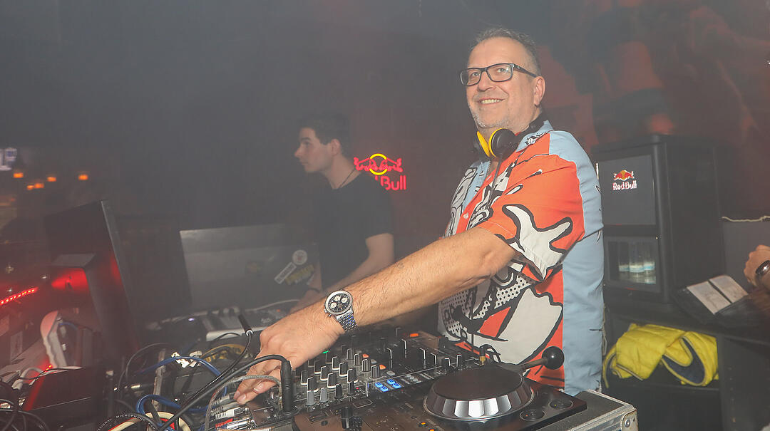 Mit DJ Andy, DJ Matze, DJ Dieter M Geis, DJ Franky