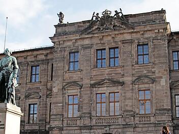 Das Schloss in Erlangen.