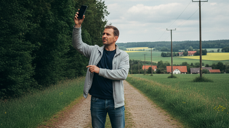 Wer auf dem Land wohnt, kennt das Problem: Das Handy zeigt kaum Empfang
