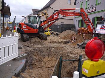Kein Durchkommen mehr ist in der Jahnstraße. Sie soll nach dem Umbau Teil der Staatsstraße werden. Foto: Pauline Lindner