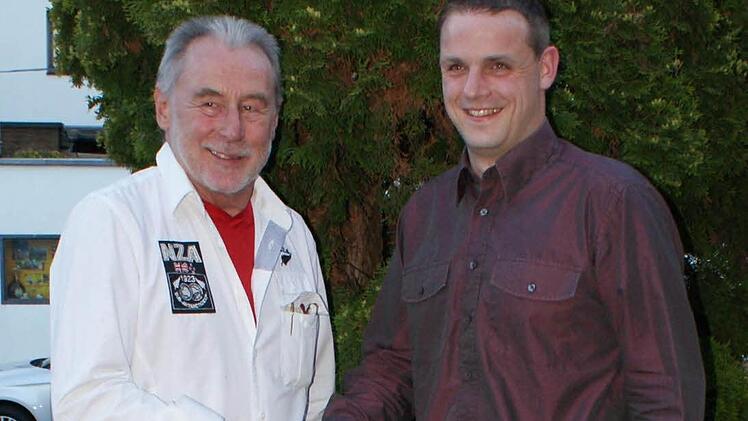 Herbert Müller, der bisherige Vorsitzende des SPD-Ortsvereins Bad Rodach, und Gerhard Kirchner, der neue Vorsitzende. Foto: Stefanie Karl