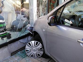 Unfall in der Fußgängerzone von Bad Brückenau am 2. September 2019 Foto: Helene Klubertanz
