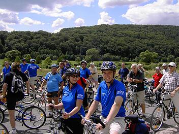 Die Radtour B&auml;derland Bayerische Rh&ouml;n startet am Montag, 26. Juni in Bad Kissingen. Foto: Archiv/Paul Ziegler