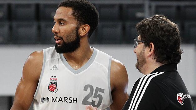 Auf Carlon Brown konnte sich Andrea Trinchieri verlassen. Bambergs Scharfsch&uuml;tze gl&auml;nzte mit 26 Punkten, konnte die Niederlage aber nicht verhindern. Foto: sportpress