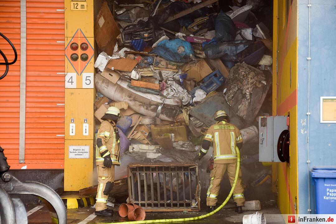 Brand in Müllheizkraftwerk