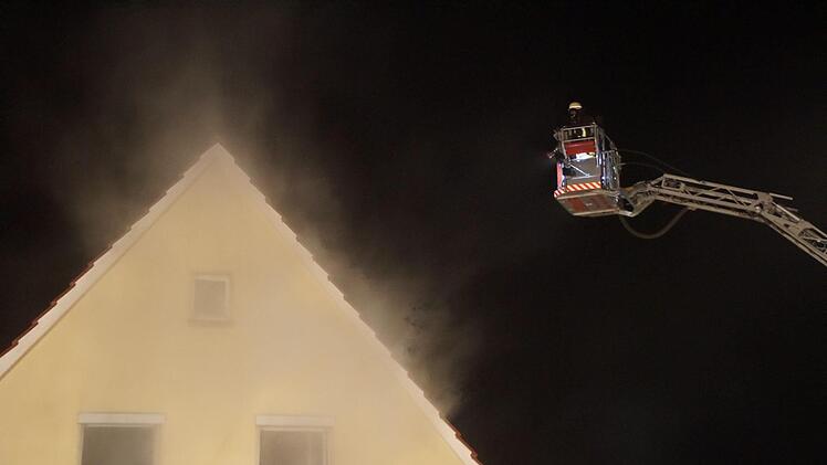 Feuerwehrübung in Arnshausen. Martin Metz