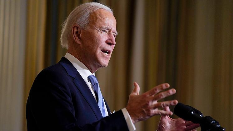 Die Kulmbacher setzen Hoffnung auf Joe Biden. Evan Vucci/AP/dpa