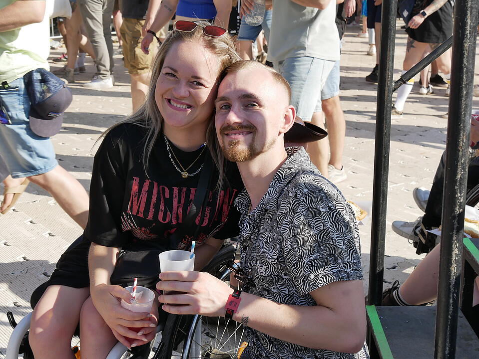 Bestes Wetter und super Stimmung am ersten RIP Tag.