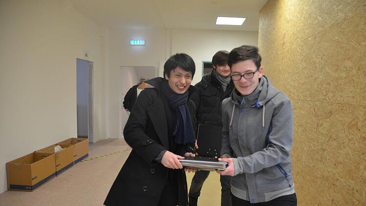 "Schwere" Sachen trägt man zu zweit.