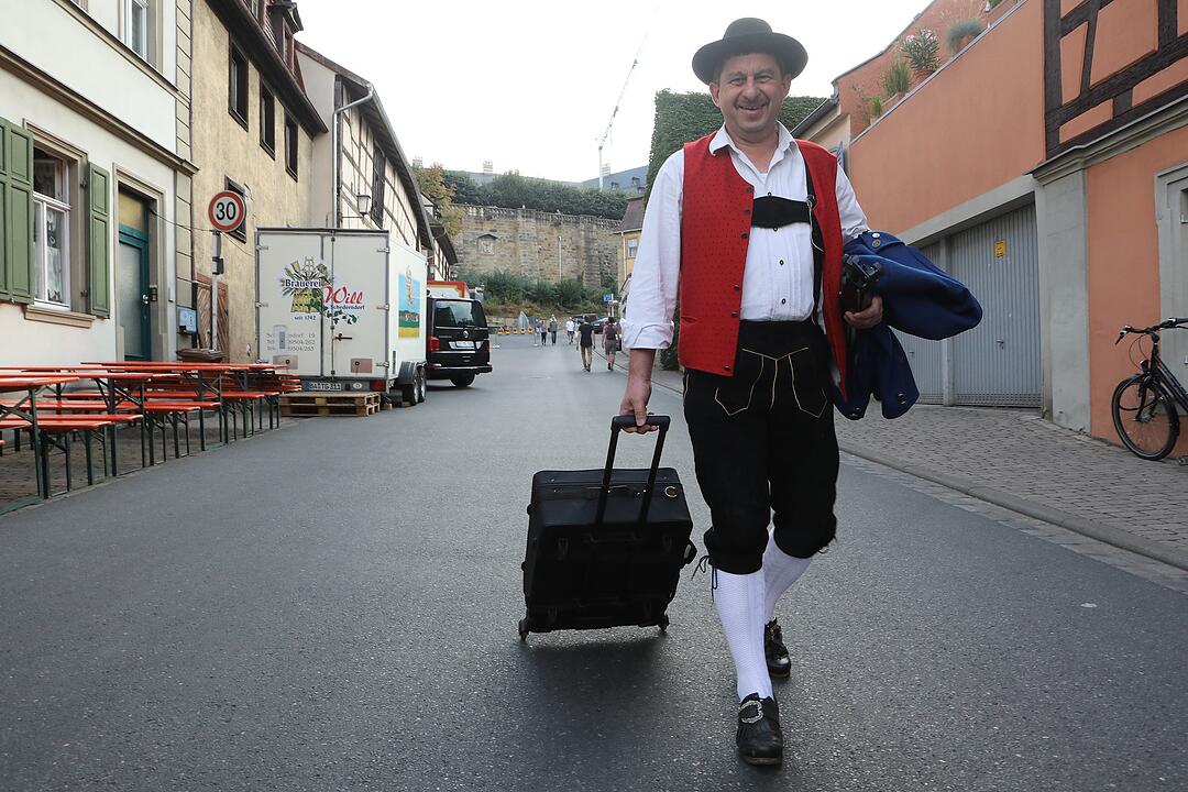 Bamberg; erster Tag mit Bieranstich der Sandkirchweih; Foto: Barbara Herbst