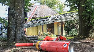 Dachstuhlbrand in Forchheim: Bunsenbrenner vermutlich der Grund