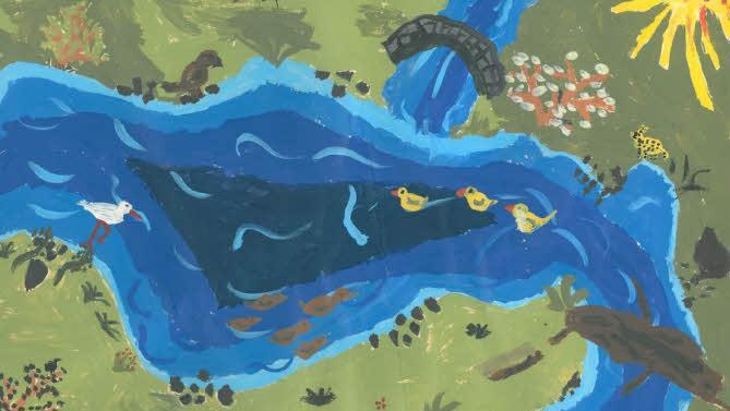 68 Kinder sendeten ihren "Lieblingsplatz am Fluss" ein.  Foto: Privat