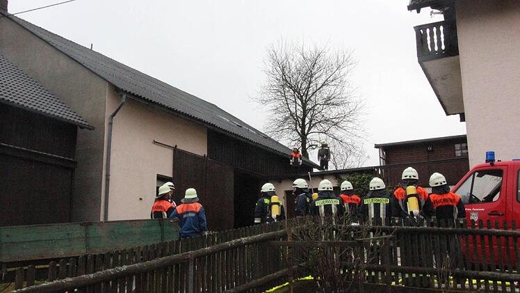 Brandeinsatz in Lahm. Foto: Marco Meißner