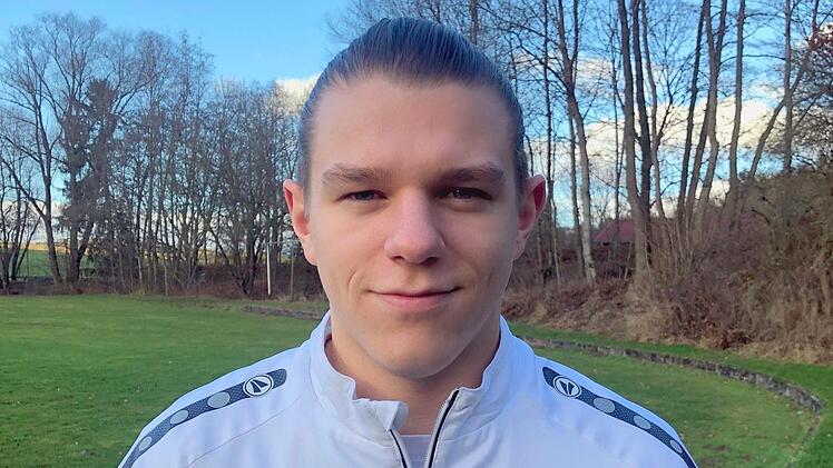 Stürmer bei der SG Haard/Nüdlingen und auch auf zwei Rädern schnell unterwegs: Patrick Iff. Foto: privat