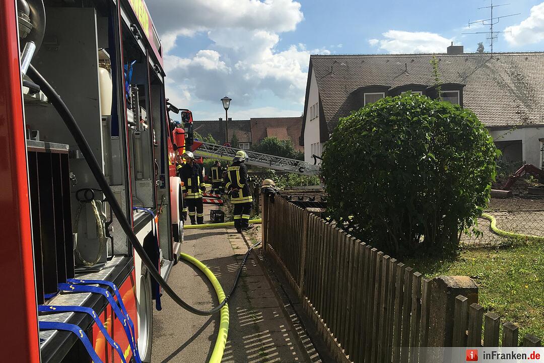 Wohnhausbrand in Bad Windsheim