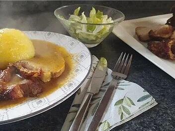 Sch&auml;uferla-Krustenbraten