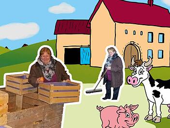 Inge Hass packt mit an, wenn sie gebraucht wird. Fotos: Malbrich; Grafik: Schäfer