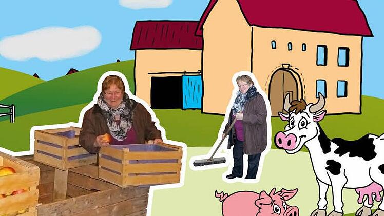 Inge Hass packt mit an, wenn sie gebraucht wird. Fotos: Malbrich; Grafik: Schäfer