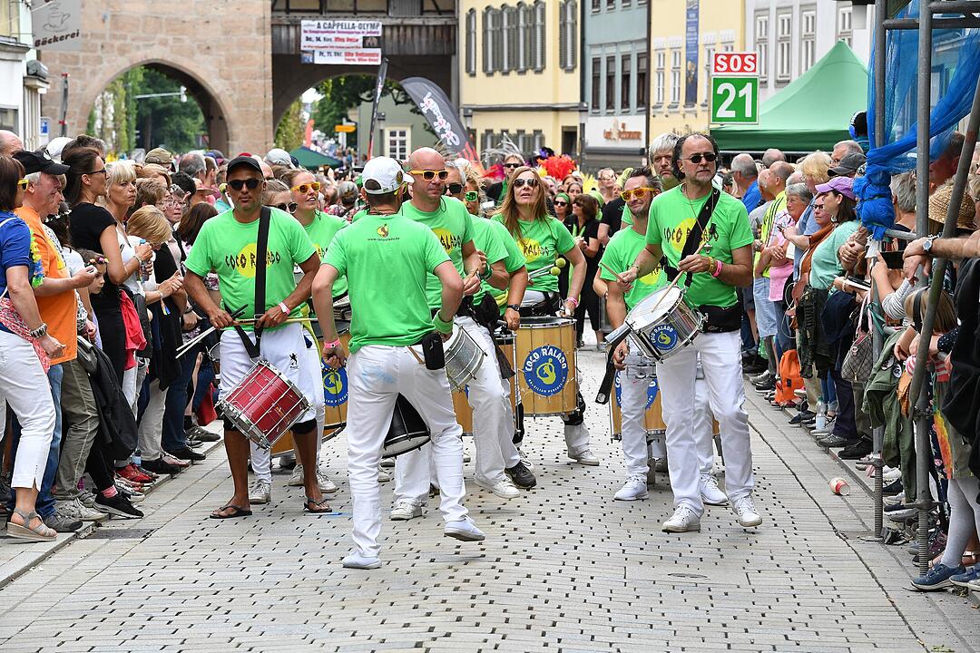 Umzug beim Samba-Festival in Coburg